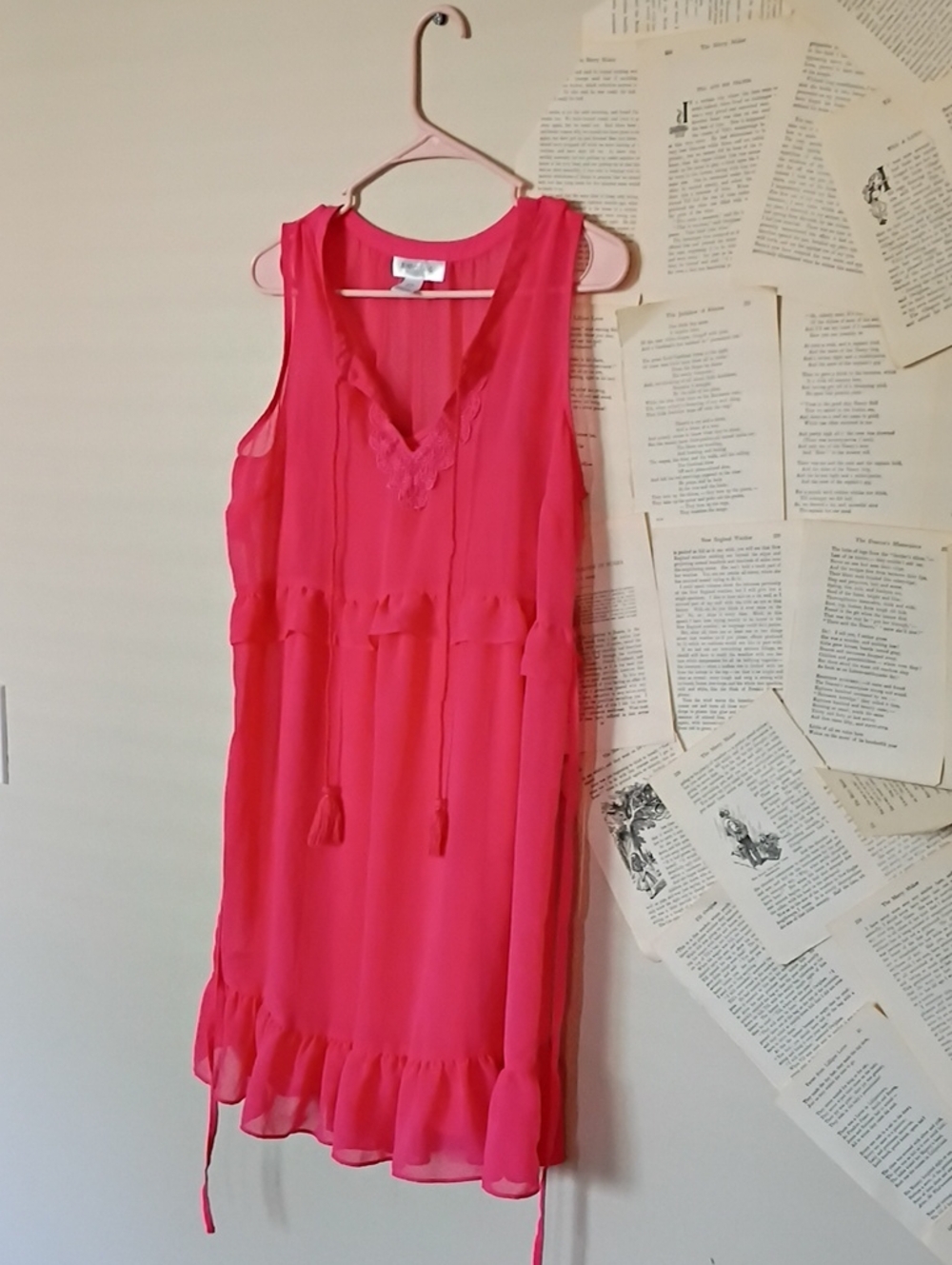 Lovely Coral Motherhood Maternity Dress